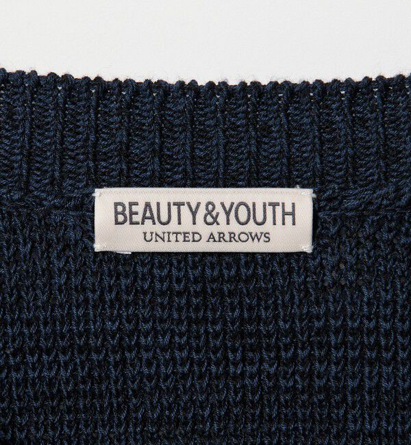 BEAUTY&YOUTH UNITED ARROWS「ドロップ ミラノ ミックス クルーネック ニット」|ニット・セーター|