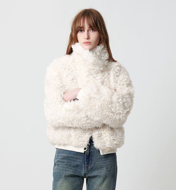 ATTISESSION「＜ATTISESSION＞フラッフィー ブルゾン」|その他|