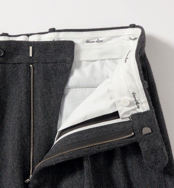STEVEN ALAN「＜Steven Alan＞ クッキークロス インツープリーツ ドレス トラウザーズ」|スラックス|