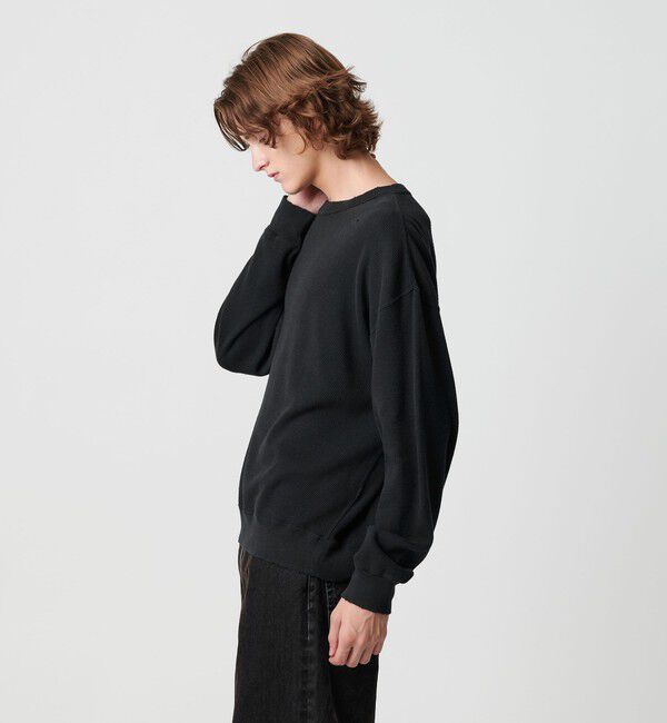 MONKEY TIME「サーマル ディストレスト クルーネック」|Tシャツ・カットソー|