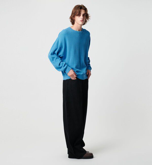 MONKEY TIME「サーマル ディストレスト クルーネック」|Tシャツ・カットソー|