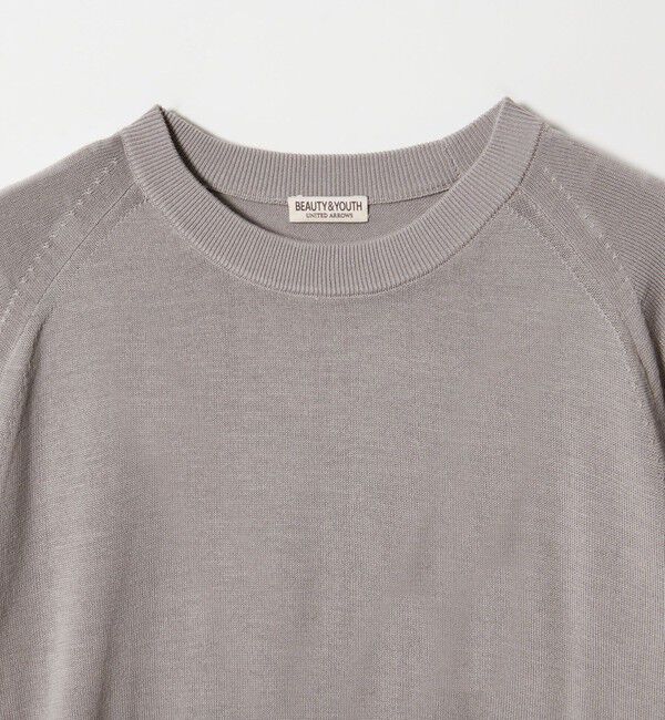 BEAUTY&YOUTH UNITED ARROWS「SUPER130 ウール クルーネック ニット ウォッシャブル」|ニット・セーター|