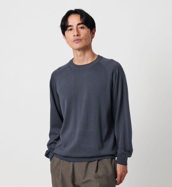 BEAUTY&YOUTH UNITED ARROWS「SUPER130 ウール クルーネック ニット ウォッシャブル」|ニット・セーター|