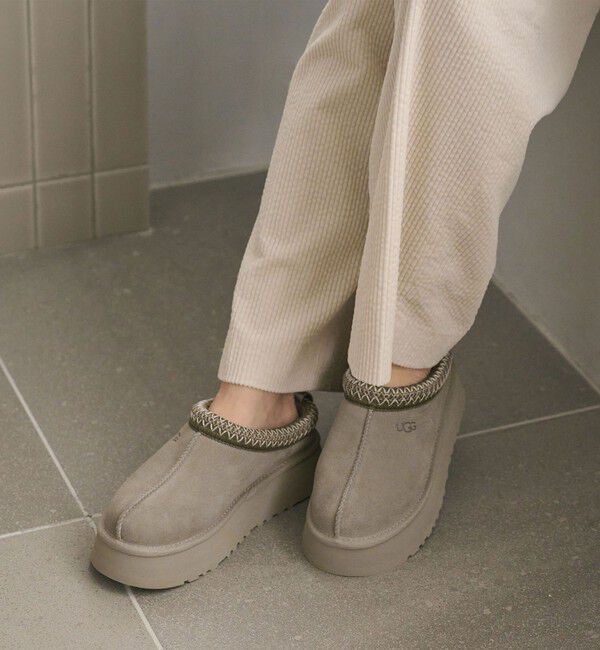 BEAUTY&YOUTH UNITED ARROWS「【国内EXCLUSIVE】＜UGG＞TAZZ タズ/スリッポン」|ショートブーツ|MD.GRAY
