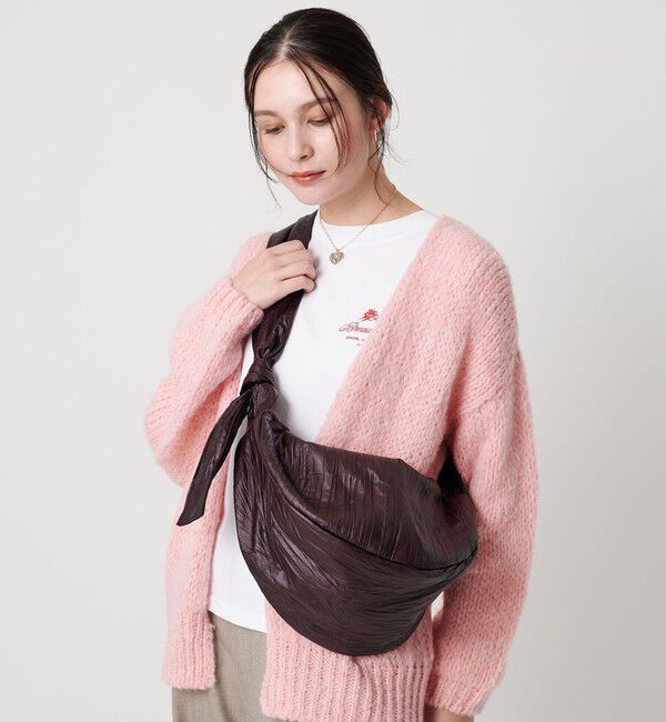 BEAUTY&YOUTH UNITED ARROWS「レザーライク ギャザー ショルダーバッグ」|ショルダー・メッセンジャー|