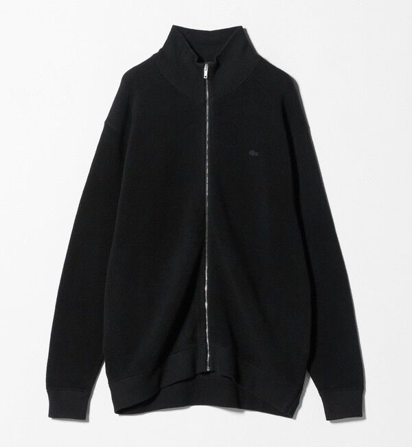 BEAUTY&YOUTH UNITED ARROWS「＜LACOSTE for BEAUTY&YOUTH＞ジップ カーディガン」|カーディガン|BLACK