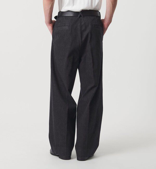 MONKEY TIME「エイジレス デニム 2P ワイド ストレート パンツ」|チノ|