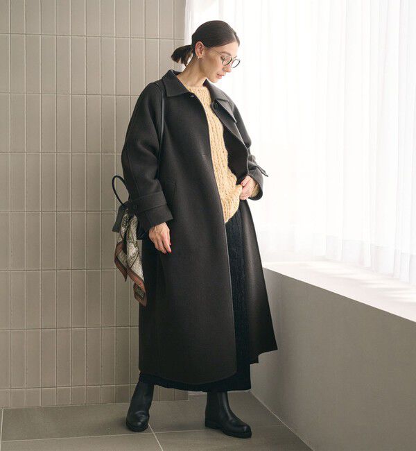 リバー ステンカラー ロングコート（BEAUTY&YOUTH UNITED ARROWS