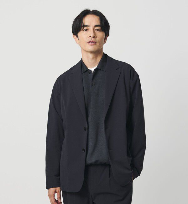 BEAUTY&YOUTH UNITED ARROWS「KOMATSU PACK URK リラックス ジャケット ストレッチ セットアップ対応 裏起毛」|テーラードジャケット|