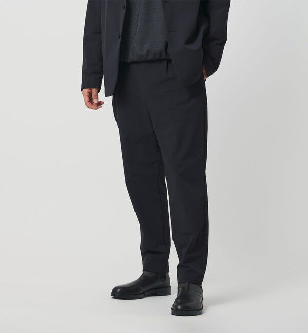 BEAUTY&YOUTH UNITED ARROWS「KOMATSU PACK URK 1プリーツ テーパード パンツ ストレッチ セットアップ対応 裏起毛」|チノ|