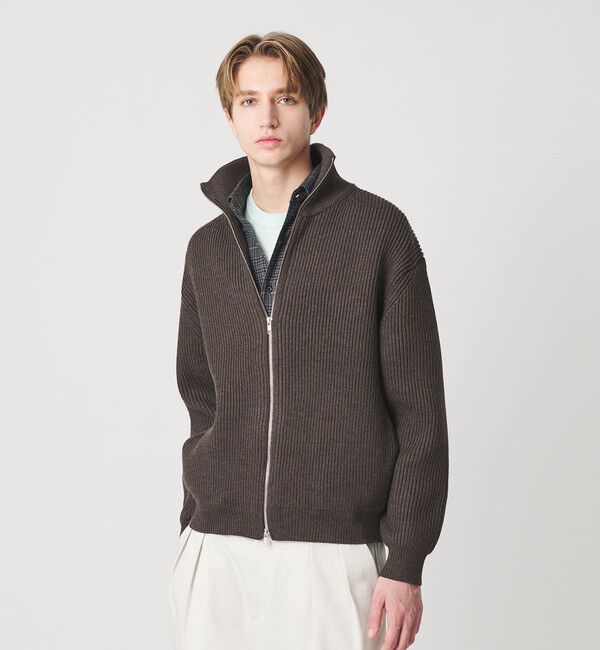 BEAUTY&YOUTH UNITED ARROWS「ハイ デンシティ ドライバーズ ジャケット」|カーディガン|