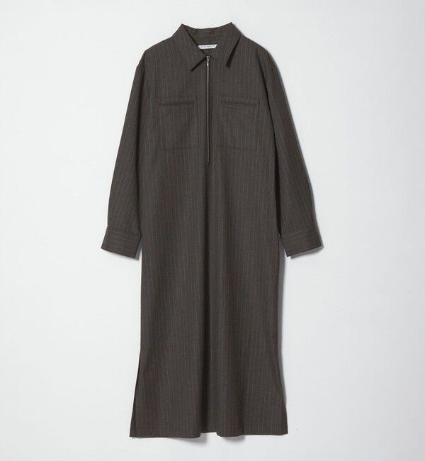 BEAUTY&YOUTH UNITED ARROWS「ハーフジップ スリットワンピース」|ワンピース|