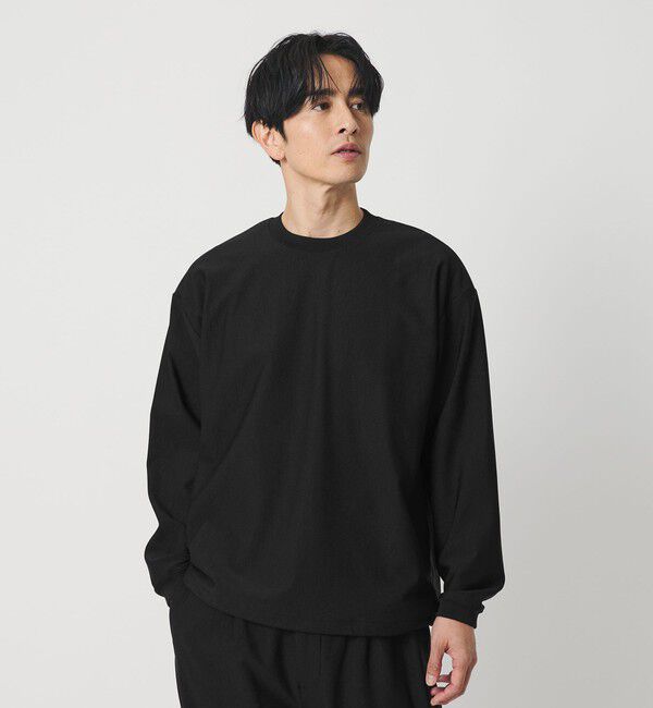 BEAUTY&YOUTH UNITED ARROWS「&rdquo;パーフェクトストレッチ&rdquo; アジャスト クルーネック トップス 伸縮性あり」|Tシャツ・カットソー|