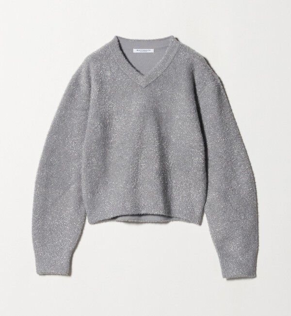 BEAUTY&YOUTH UNITED ARROWS「ラメフェザー Vネックニットプルオーバー」|ニット・セーター|