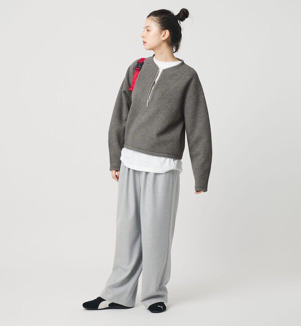 BEAUTY&YOUTH UNITED ARROWS「ダンボール ハーフジップ プルオーバー」|Tシャツ・カットソー|