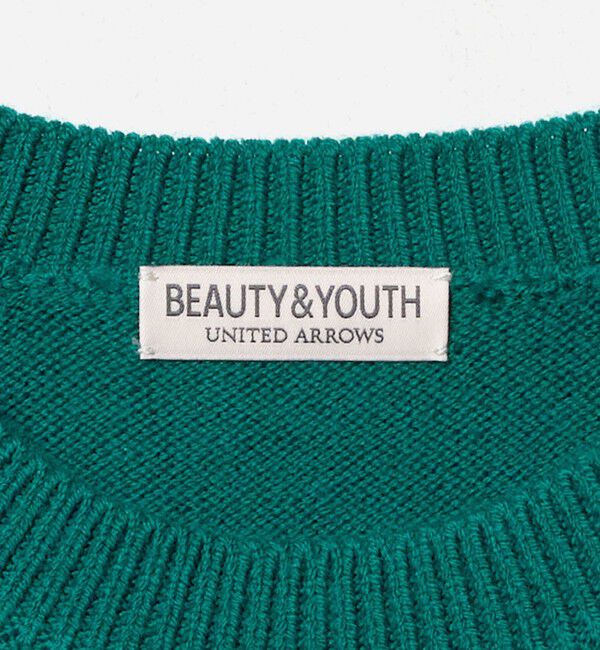 BEAUTY&YOUTH UNITED ARROWS「7ゲージ ファイン MRN クルーネック ニット 手洗い可能」|ニット・セーター|