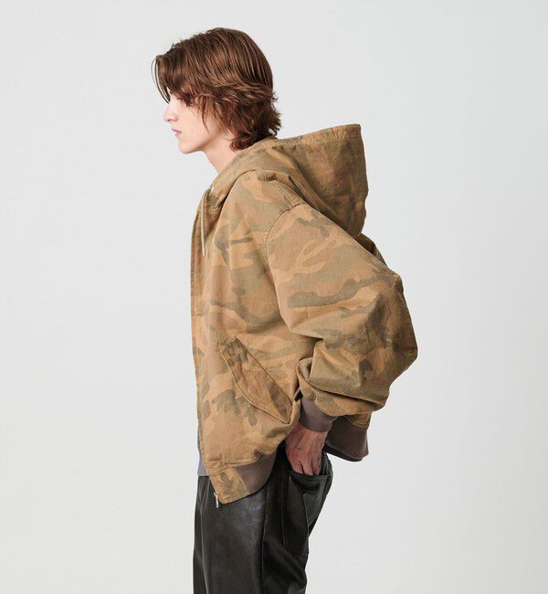 MONKEY TIME「ピグメント プリント ジップ フード ジャケット -セットアップ対応-」|その他|