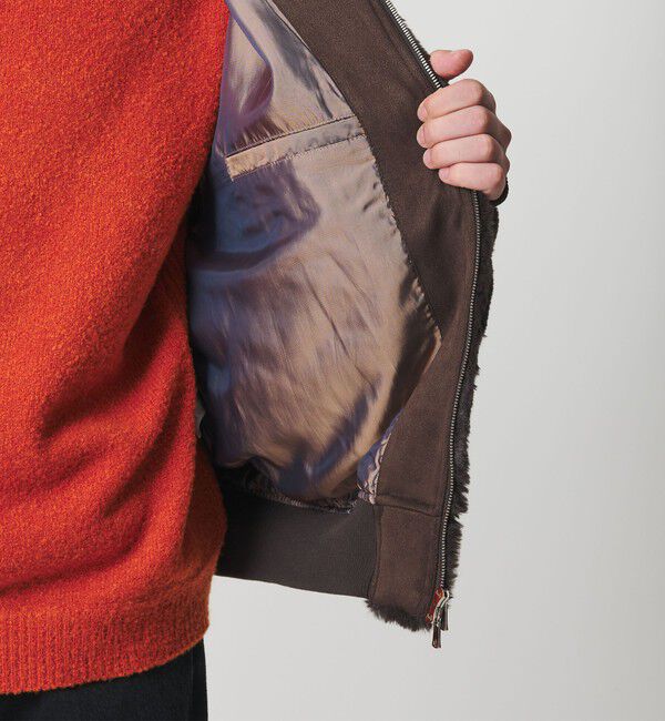 MONKEY TIME「ファーライク ミリタリー ブルゾン」|その他|