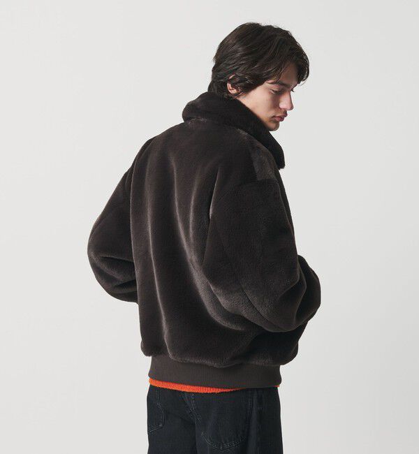 MONKEY TIME「ファーライク ミリタリー ブルゾン」|その他|