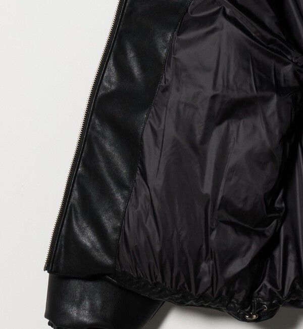 MONKEY TIME「レザーライク ダウン ジャケット」|その他|