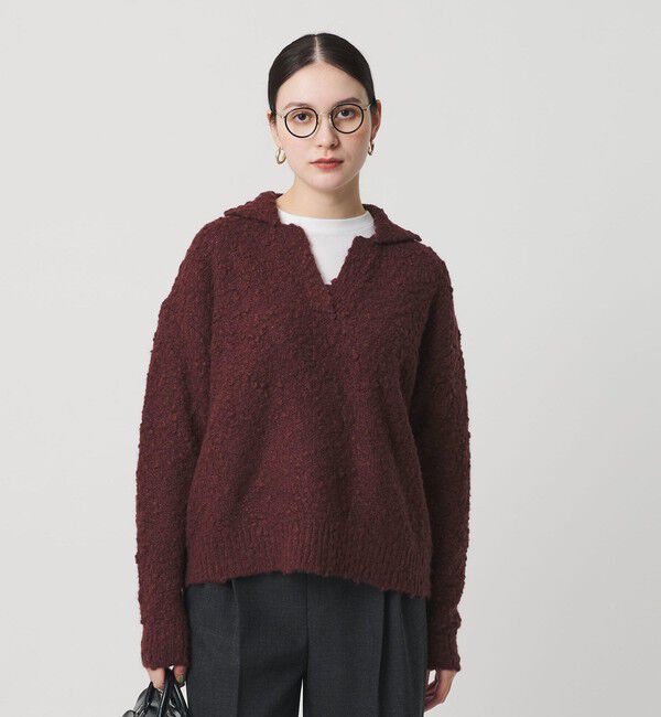 BEAUTY&YOUTH UNITED ARROWS「スラブヤーン スキッパー ニットプルオーバー」|ニット・セーター|