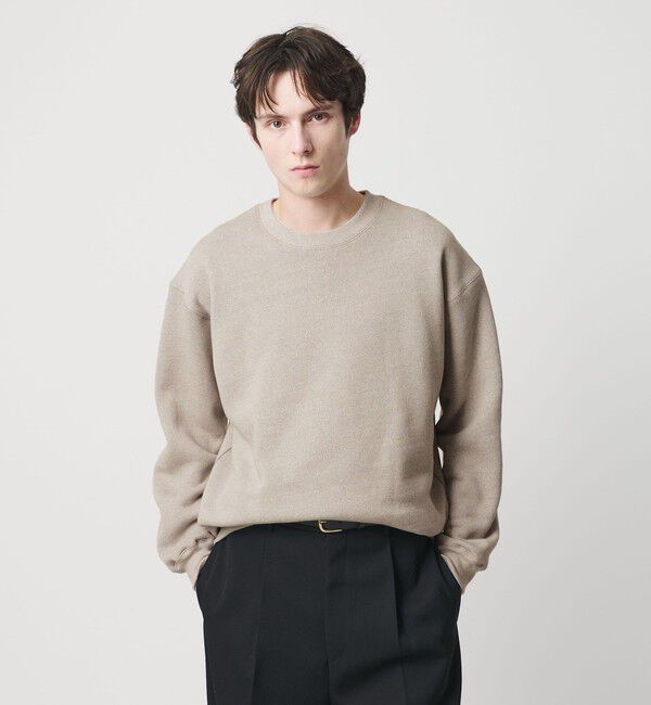 BEAUTY&YOUTH UNITED ARROWS「 ヘザード クルーネック スウェット」|Tシャツ・カットソー|NATURAL