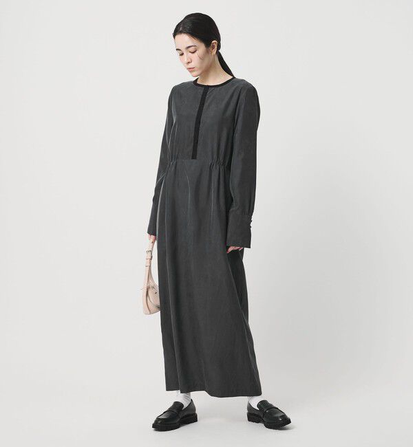 BEAUTY&YOUTH UNITED ARROWS「キュプラブレンド タイリボンワンピース」|ワンピース|