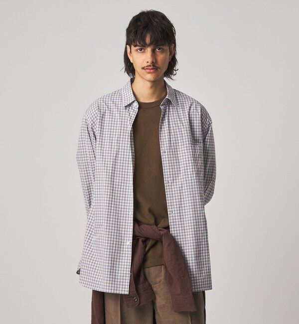 STEVEN ALAN「＜Steven Alan＞ ヘイズ チェック レギュラーカラー シャツ LOOSE」|シャツ・ブラウス|