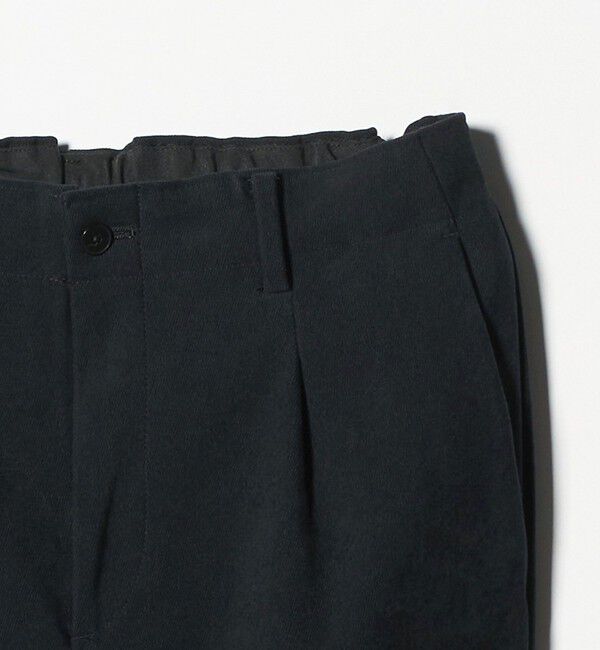 BEAUTY&YOUTH UNITED ARROWS「ブラッシュド ツイル ワンプリーツ テーパード イージーパンツ NO.5 セットアップ対応可能」|チノ|