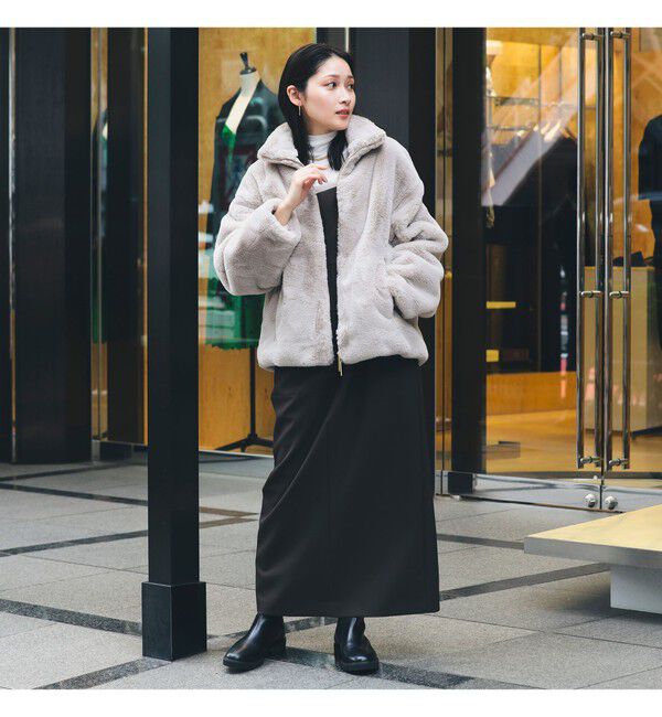 Demi-Luxe BEAMS 「TATRAS / BARBRA ボア ブルゾン」|ブルゾン・スタジャン|