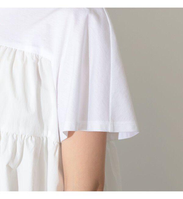 Demi-Luxe BEAMS 「コンビ ティアード プルオーバー」|シャツ・ブラウス|