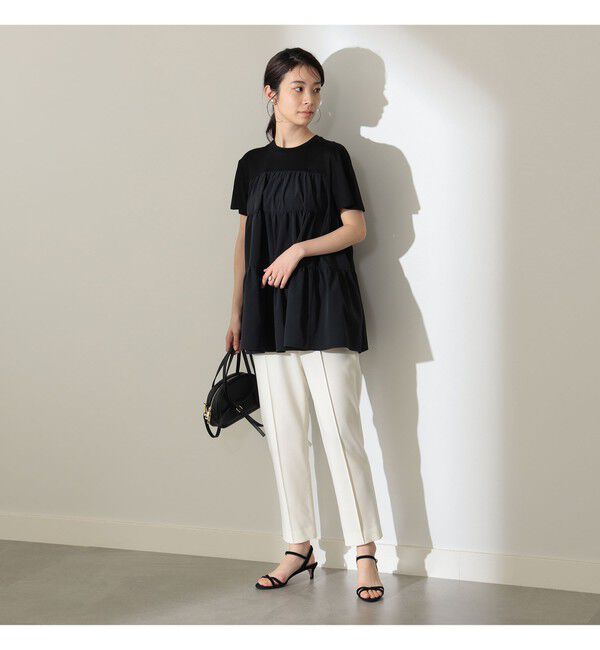 Demi-Luxe BEAMS 「コンビ ティアード プルオーバー」|シャツ・ブラウス|