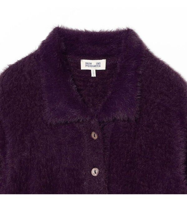 Demi-Luxe BEAMS 「BAUM UND PFERDGARTEN / ファーリー ハーフスリーブ カーディガン」|ニット・セーター|