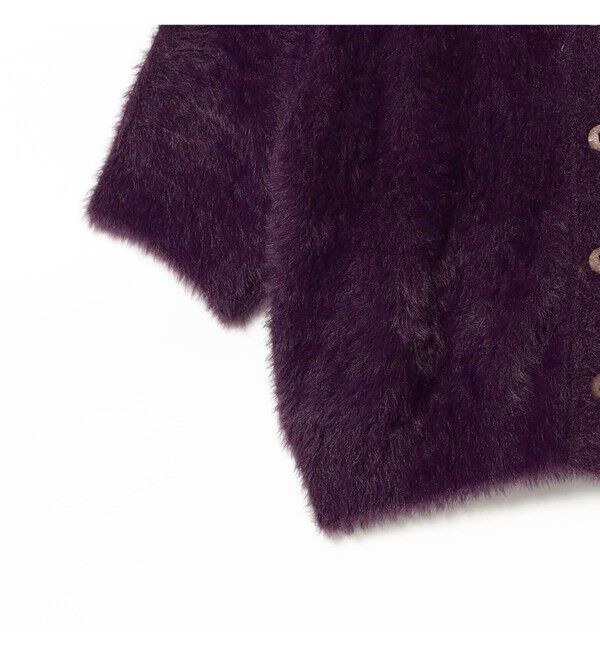 Demi-Luxe BEAMS 「BAUM UND PFERDGARTEN / ファーリー ハーフスリーブ カーディガン」|ニット・セーター|