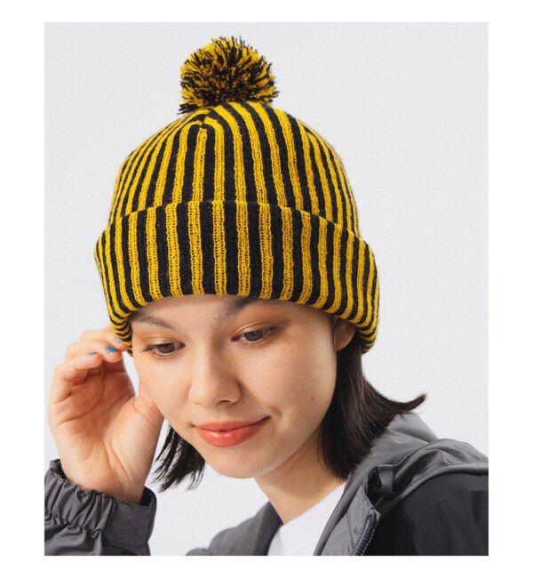 BEAMSBOY「【別注】INFIELDER DESIGN / STRIPE PON CAP」|その他|YELLOW