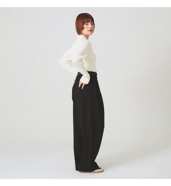 Ray BEAMS 「リブ ニット ポロシャツ」|ニット・セーター|