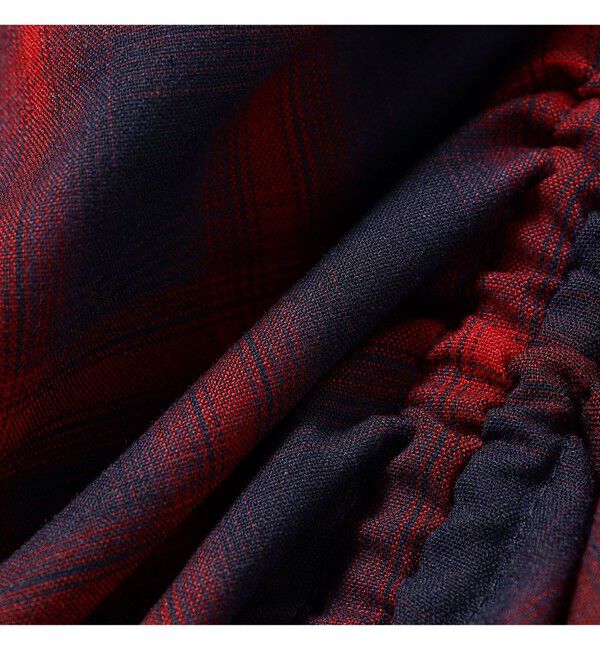 Ray BEAMS 「チェック シャーリング タイトスカート」|タイト|