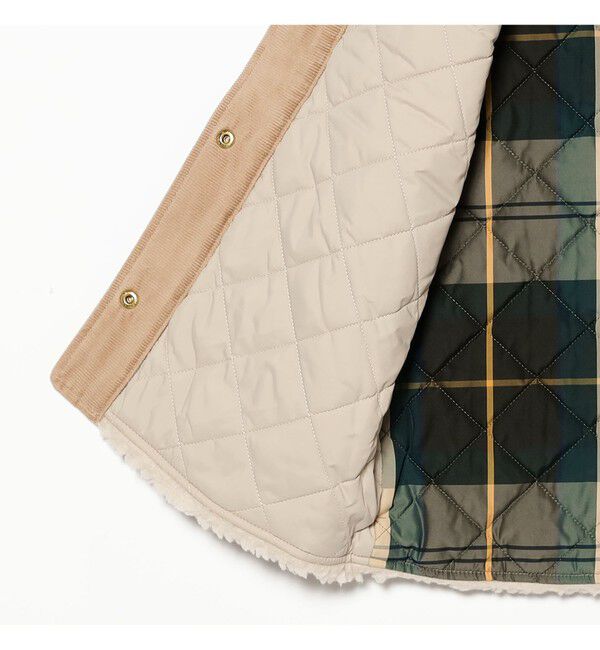 Demi-Luxe BEAMS 「Barbour / DULSIE ボア ライナー ベスト」|ダウン|