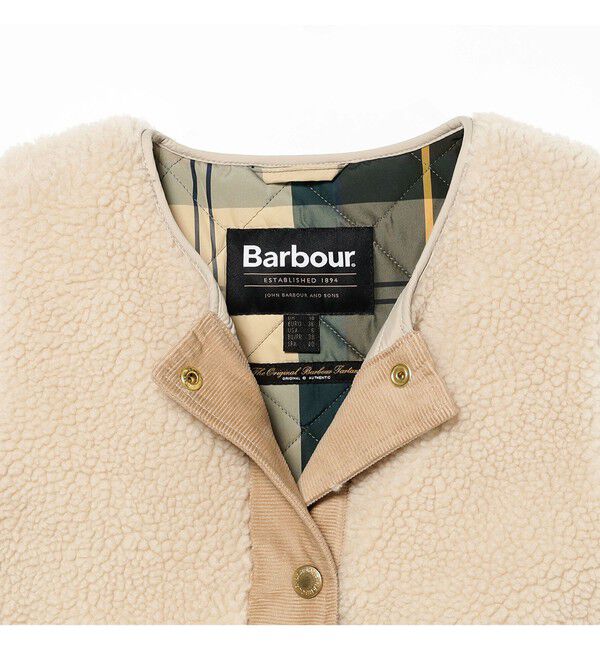 Demi-Luxe BEAMS 「Barbour / DULSIE ボア ライナー ベスト」|ダウン|