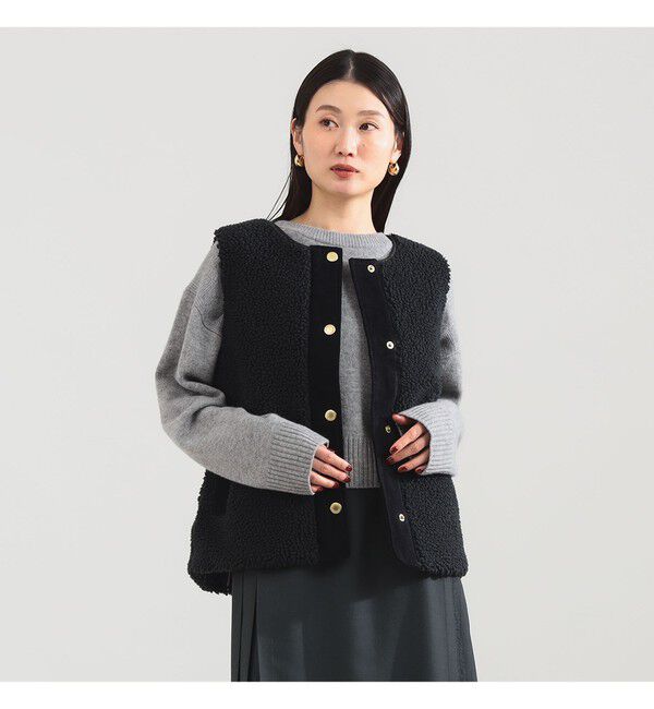 Demi-Luxe BEAMS 「Barbour / DULSIE ボア ライナー ベスト」|ダウン|