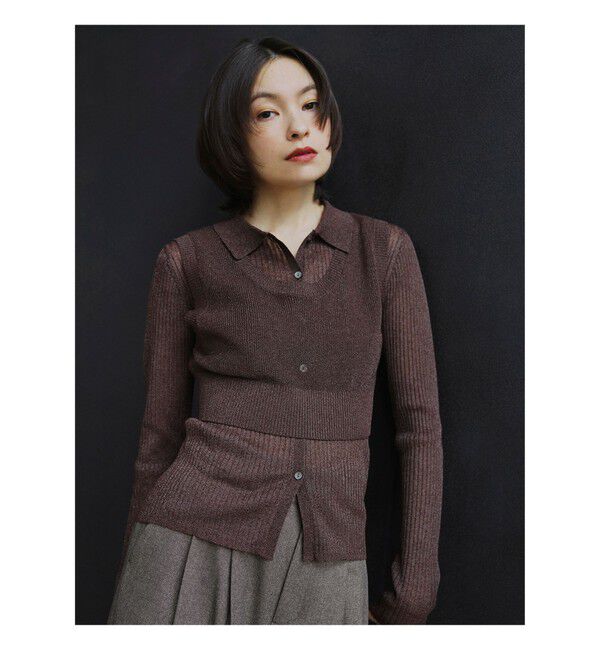 Ray BEAMS 「RBS / RIBポロ ベストセット」|ニット・セーター|BROWN