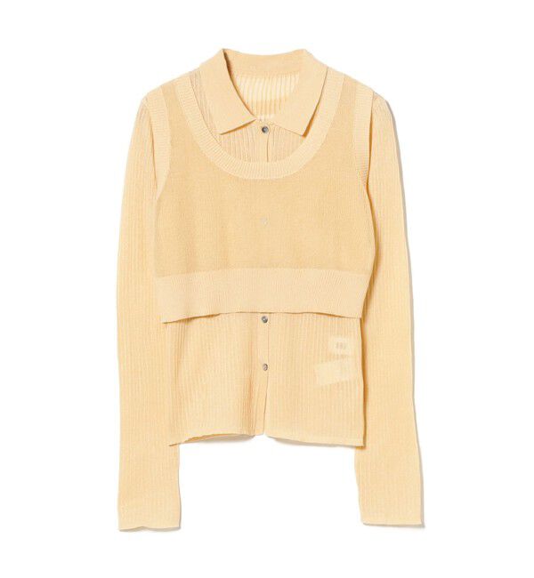 Ray BEAMS 「RBS / RIBポロ ベストセット」|ニット・セーター|YELLOW