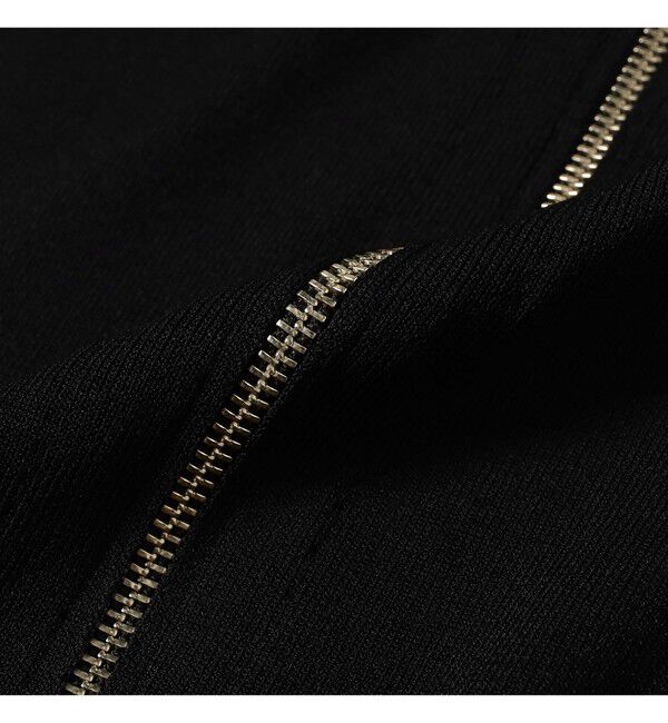 Ray BEAMS 「フレンチスリーブ ジップ ポロ カーディガン」|ニット・セーター|