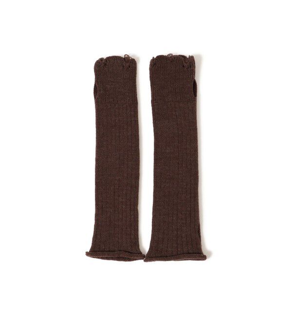 BEAMSBOY「maturely / ダメージ アームウォーマー」|手袋|