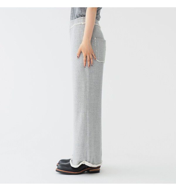 BEAMSBOY「maturely / ワイド フレア ジャージー パンツ」|チノ|