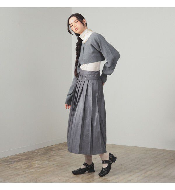 Ray BEAMS 「クロップド クルーネック カーディガン」|ニット・セーター|