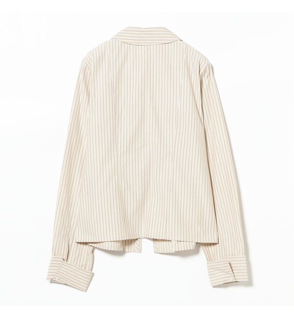 Ray BEAMS 「ストライプ ジップ シャツ」|シャツ・ブラウス|