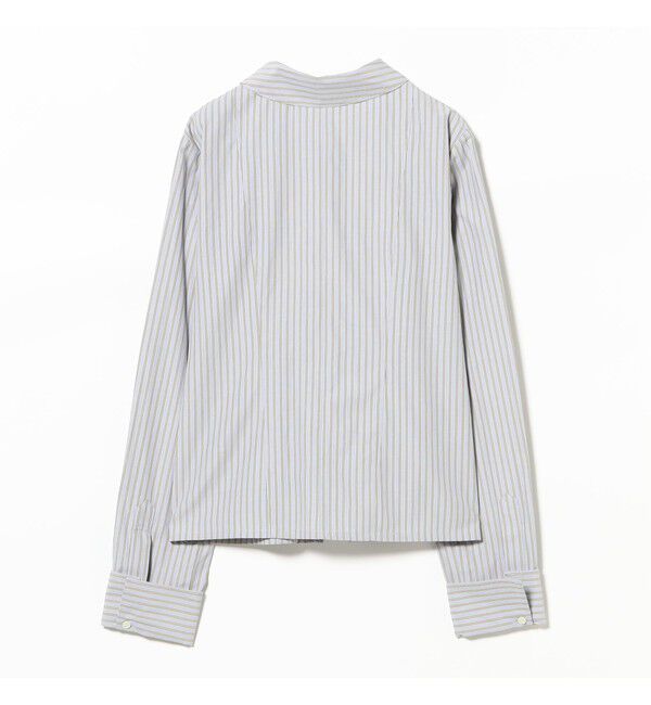 Ray BEAMS 「ストライプ ジップ シャツ」|シャツ・ブラウス|