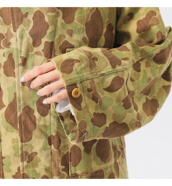 BEAMSBOY「【別注】BUZZ RICKSON'S / ヘリンボーン カモ ジャケット」|ブルゾン・スタジャン|