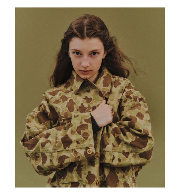 BEAMSBOY「【別注】BUZZ RICKSON'S / ヘリンボーン カモ ジャケット」|ブルゾン・スタジャン|